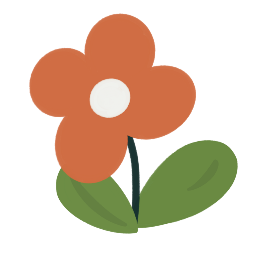 Red Petals Flower png