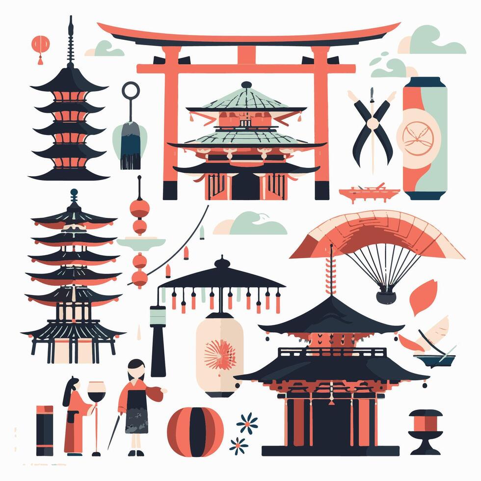 traditional cultural elements vector