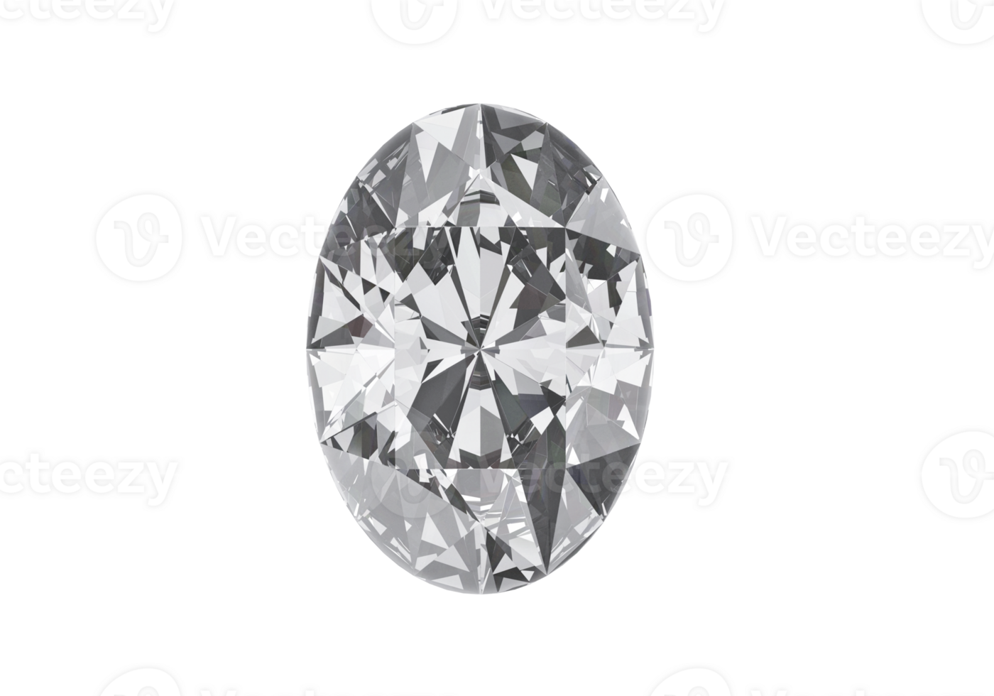 Diamond with on transparent background png