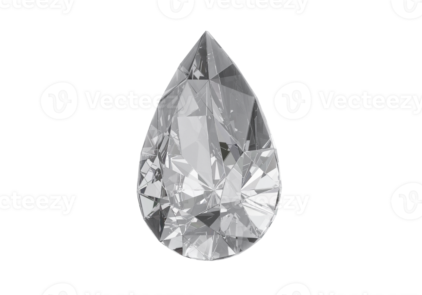 Diamond with on transparent background png