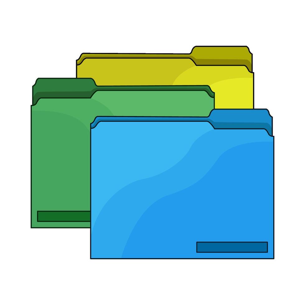 illustration of folder vector