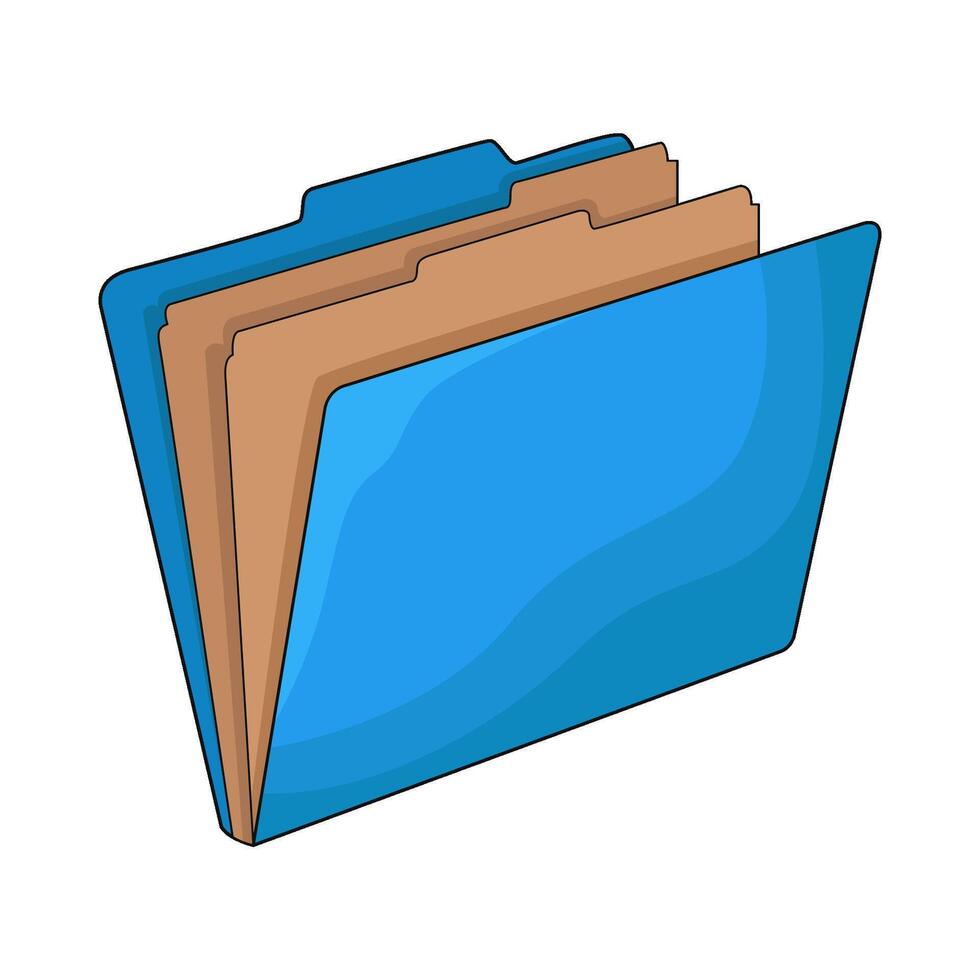 illustration of folder vector