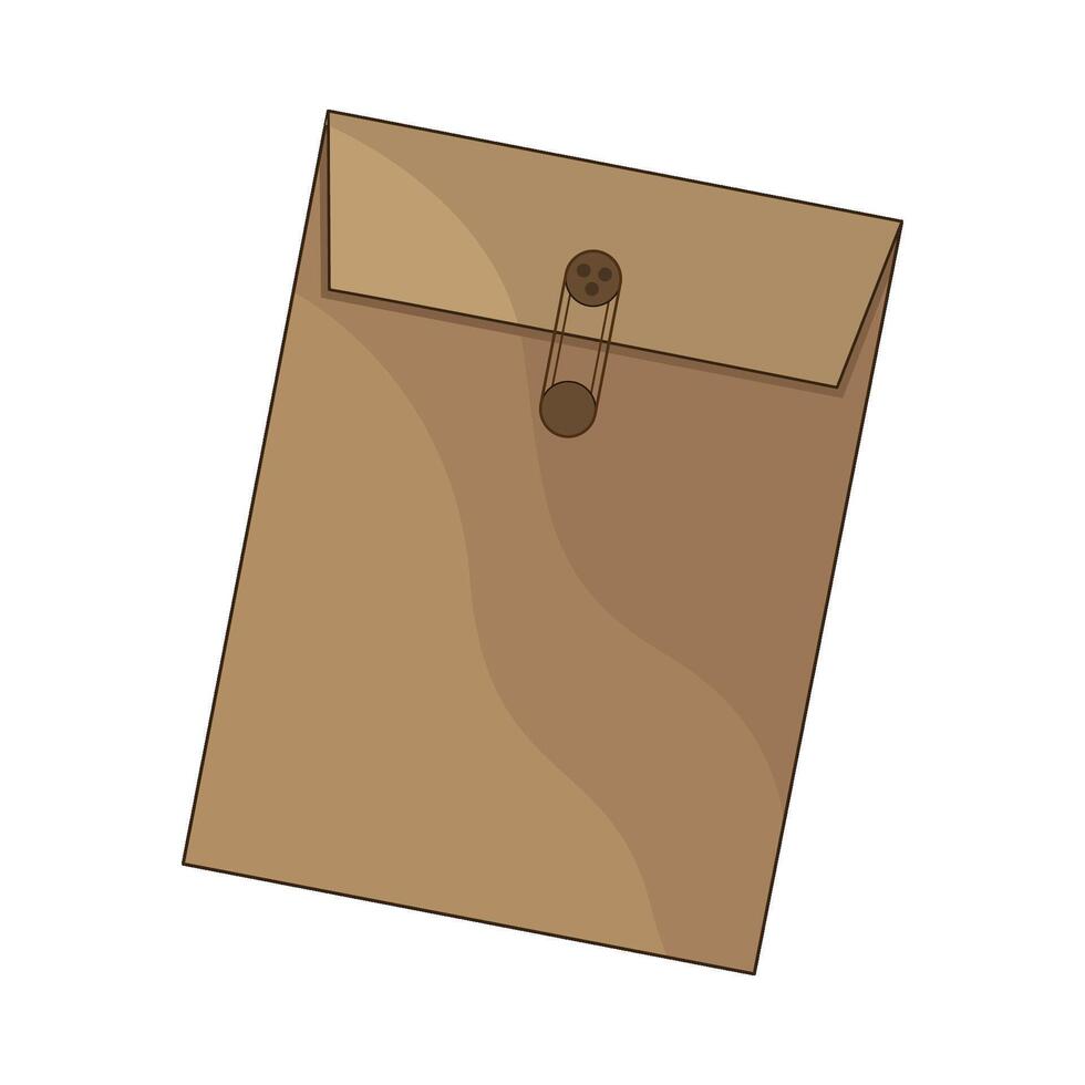 illustration of manila envelope vector
