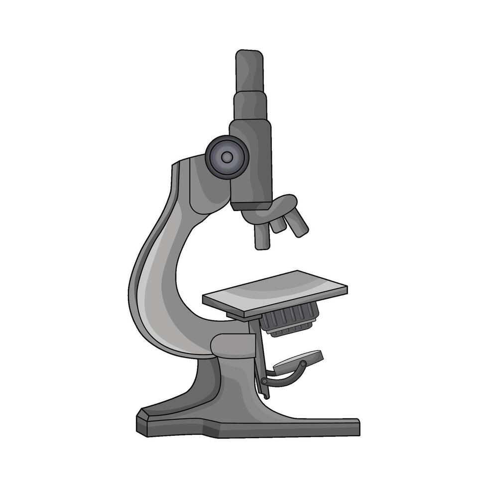 illustration of microscope vector