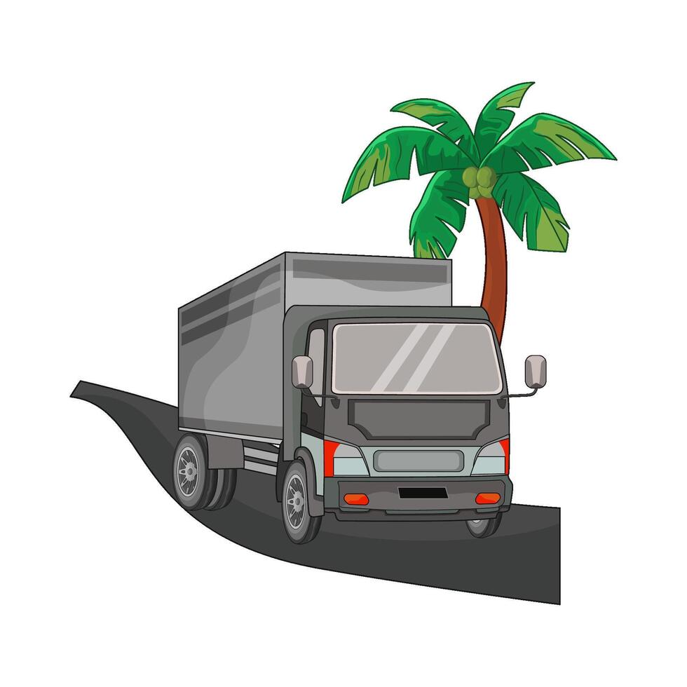 illustration of truck vector