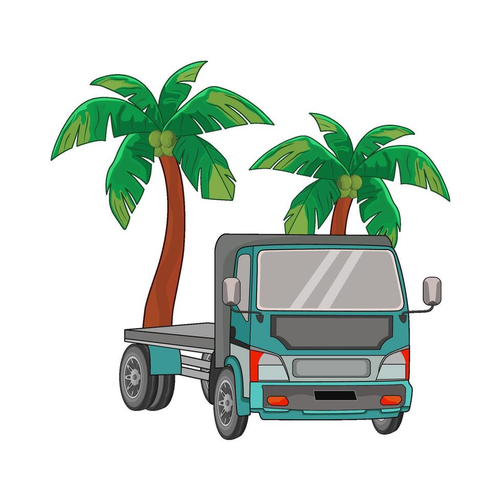 illustration of truck vector