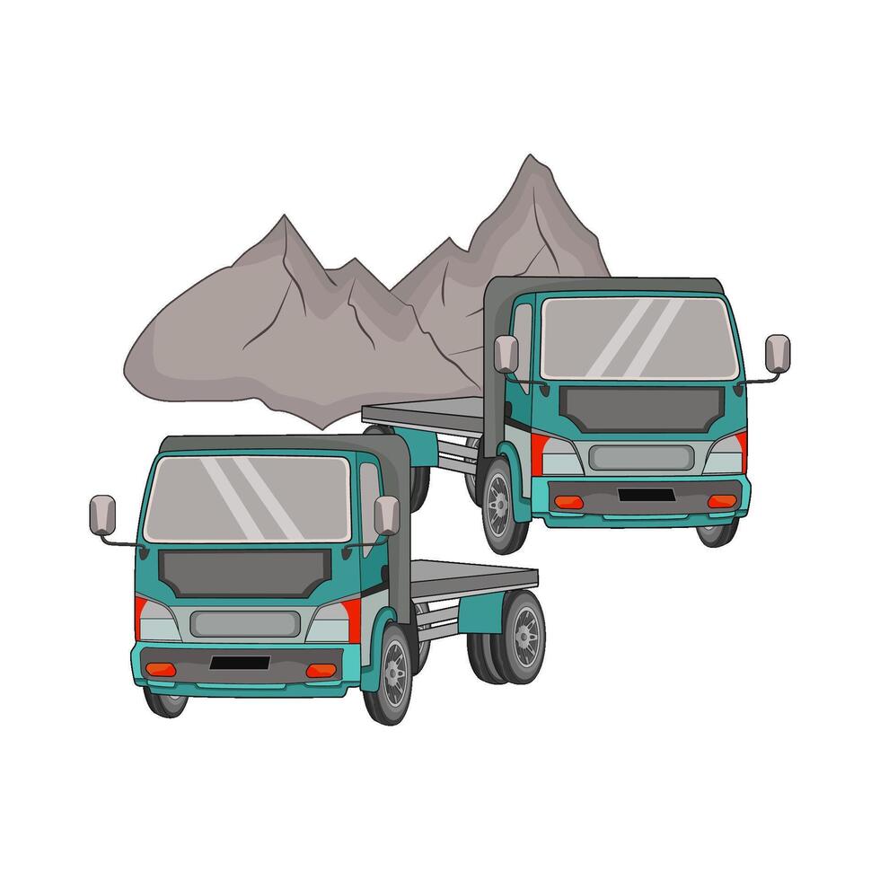 illustration of truck vector