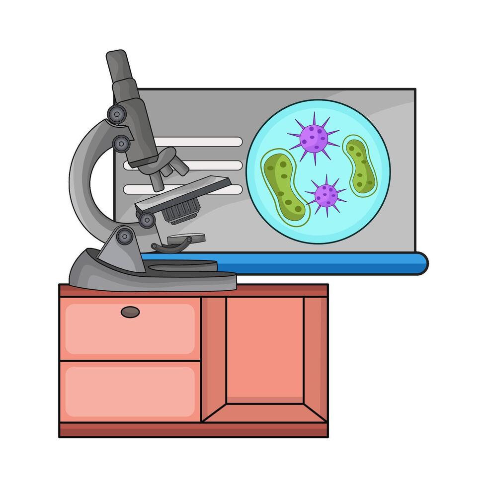 illustration of laboratory vector