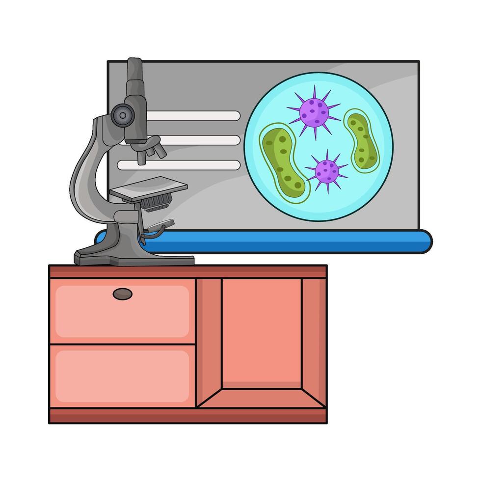 illustration of laboratory vector