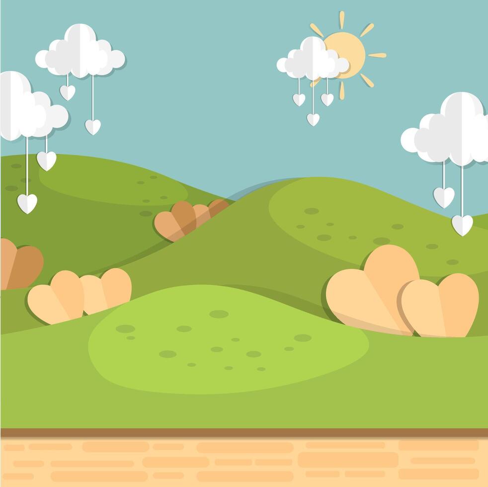 Valentine's day concept vector