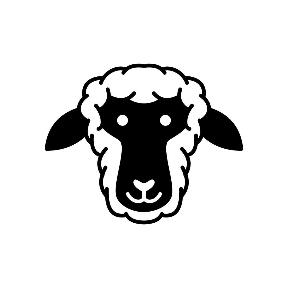 raam head logo or icon vector