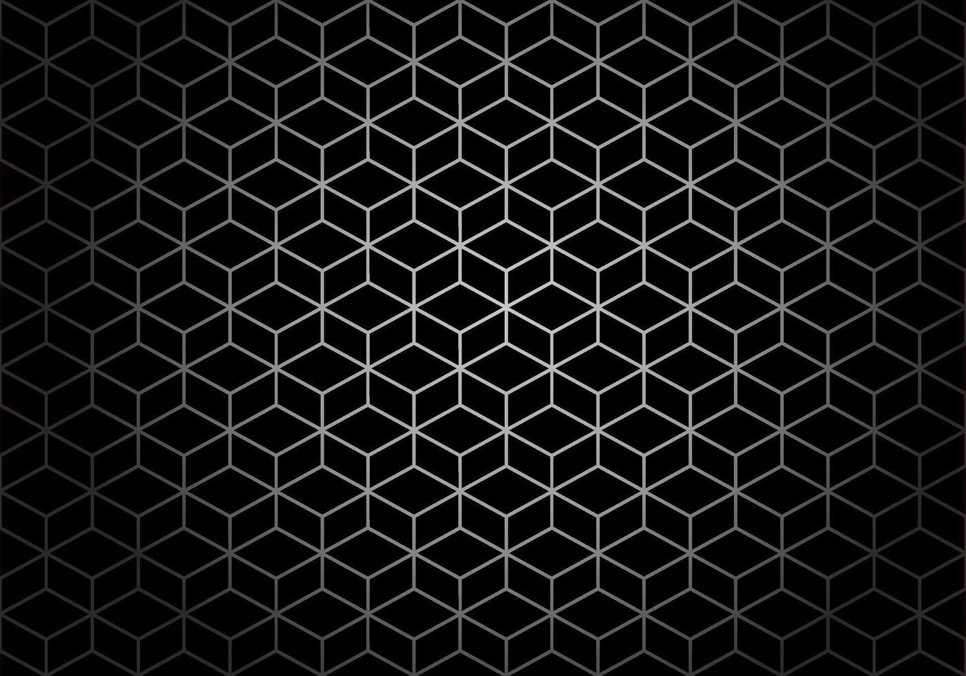 Geometric hexagon pattern on with background vector