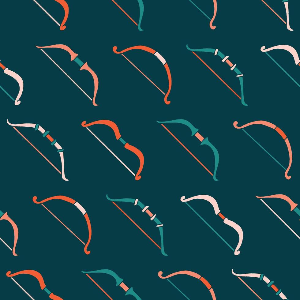 Collection of Bow Seamless Pattern illustration Design vector