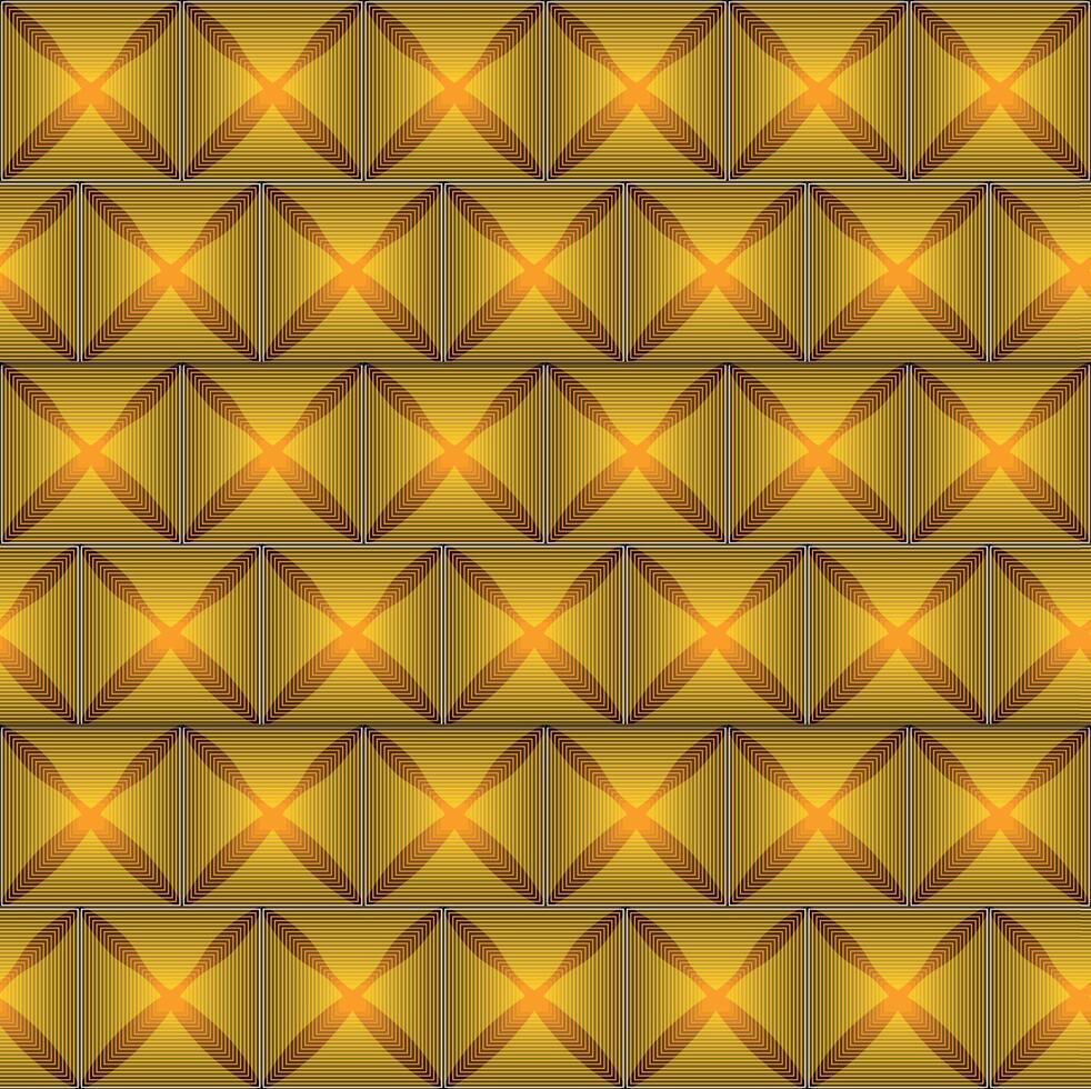 seamless pattern with triangles in yellow vector