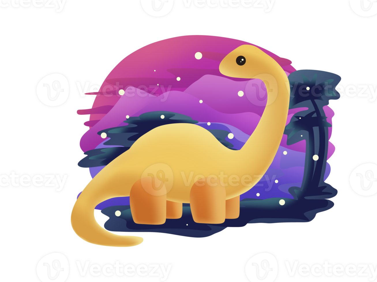 Cute Dinosaur Illustrations png