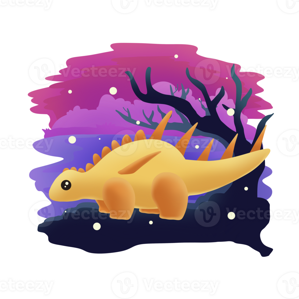 Cute Dinosaur Illustrations png
