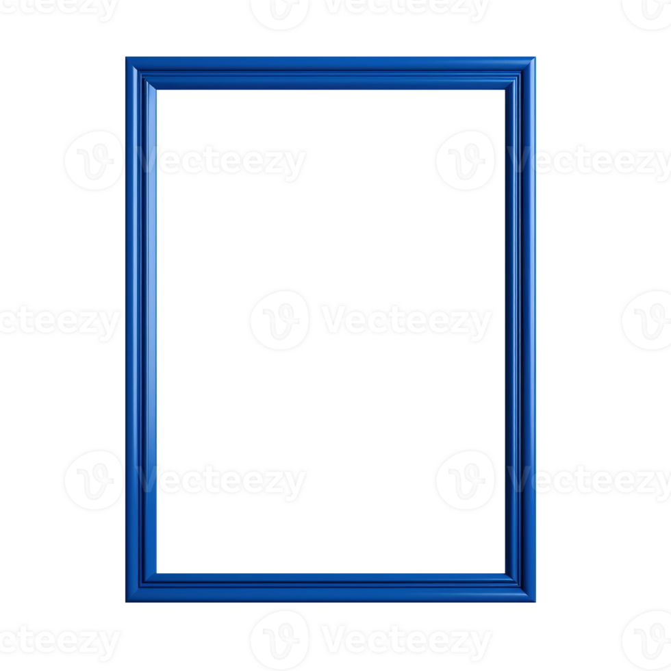 Blue frame without background 48218474 PNG