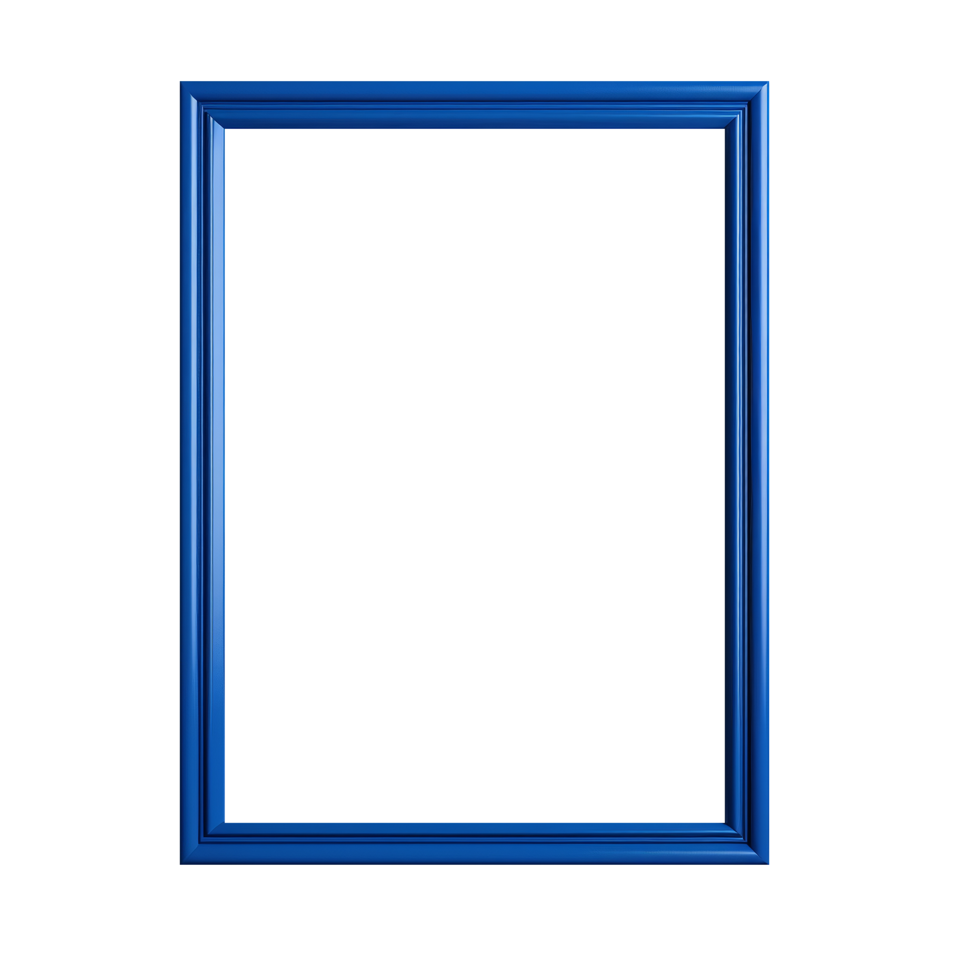 Blue frame without background 48218474 PNG