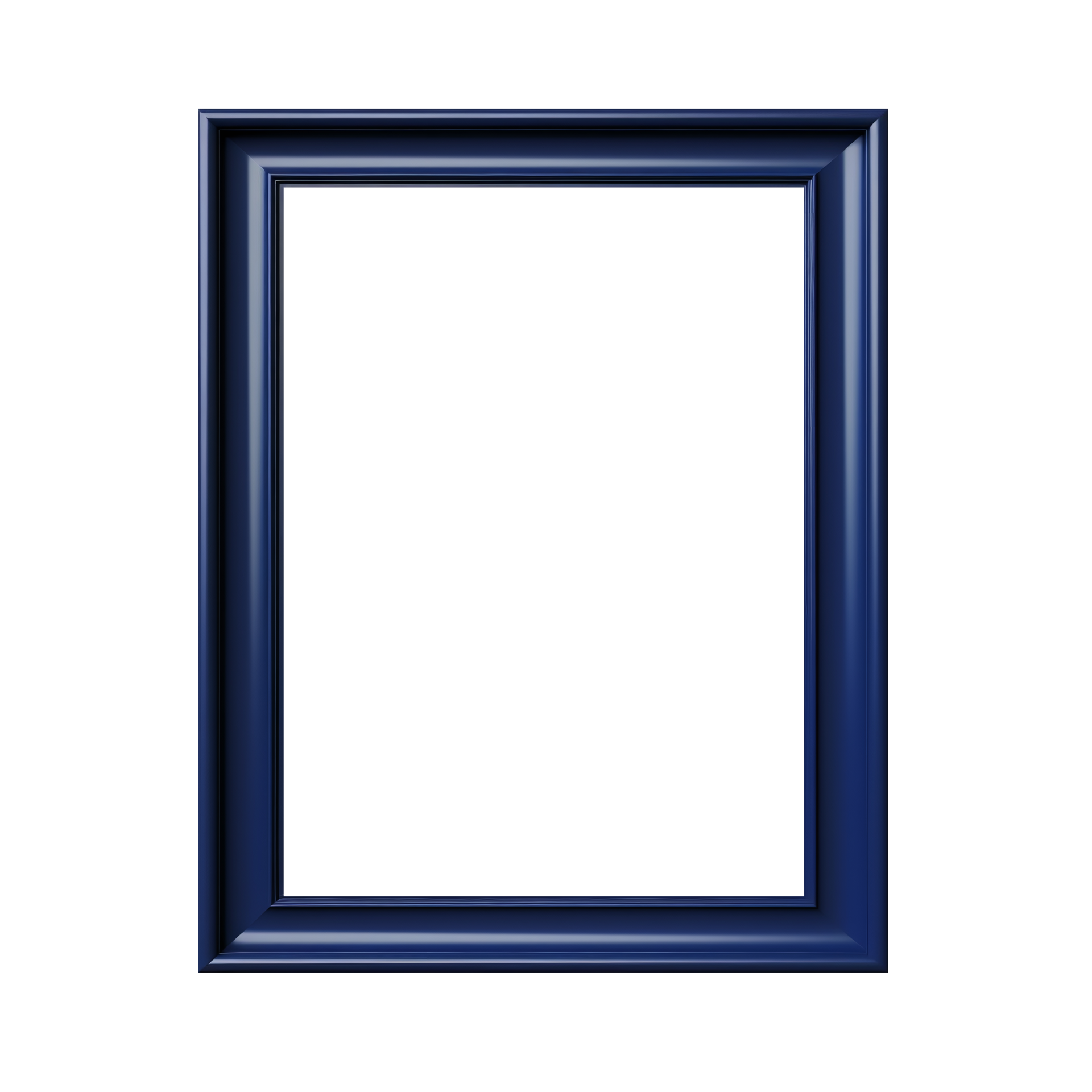 Blue frame without background 48218483 PNG