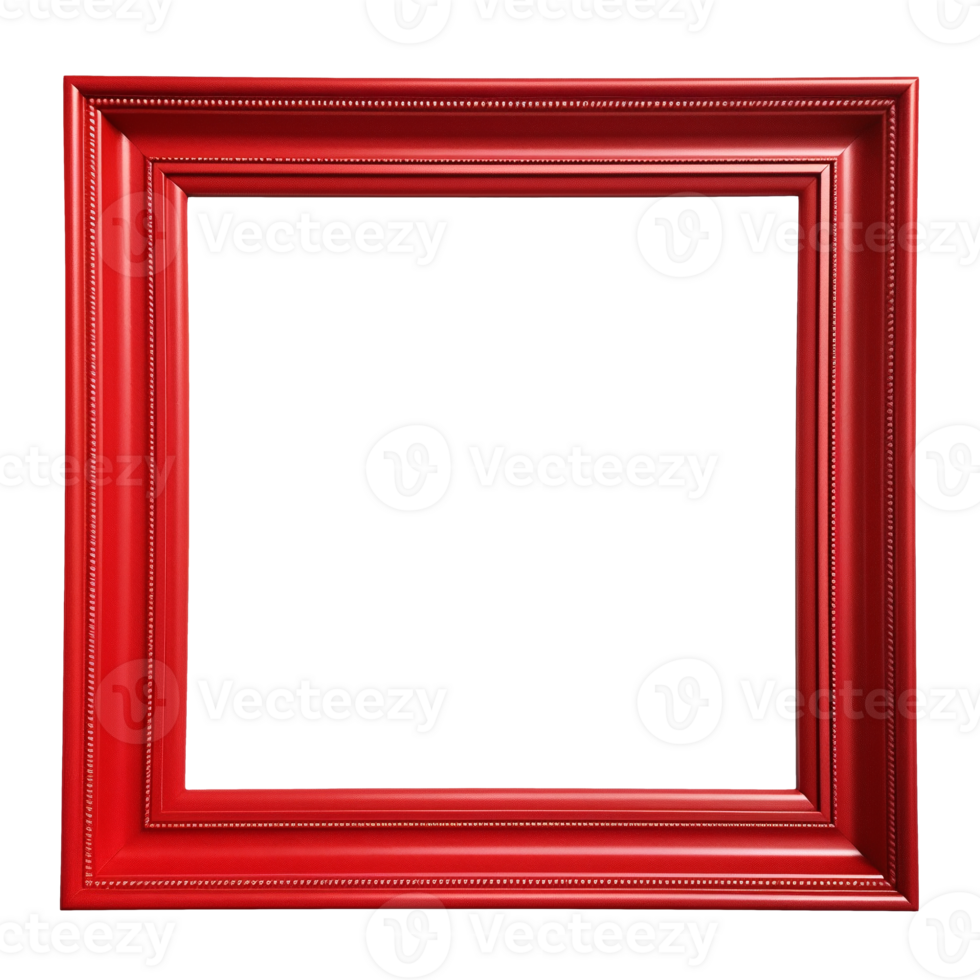 Red frame without background png