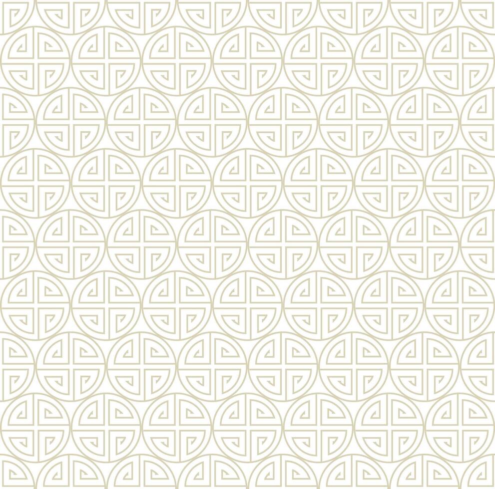line seamless pattern with chinese and japanese style vector