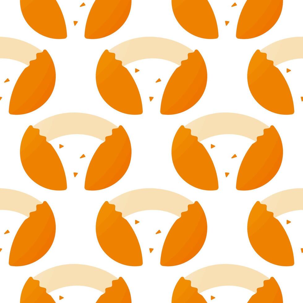 Fortune cookies. Chinese and Japanese food Asian vector