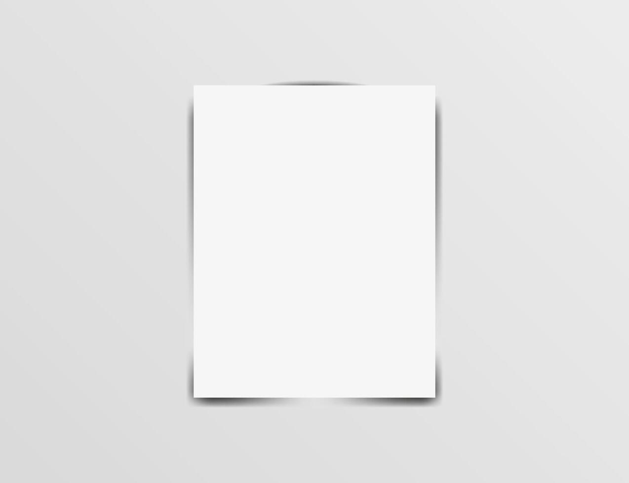 Paper sheet on background. illustration. vector