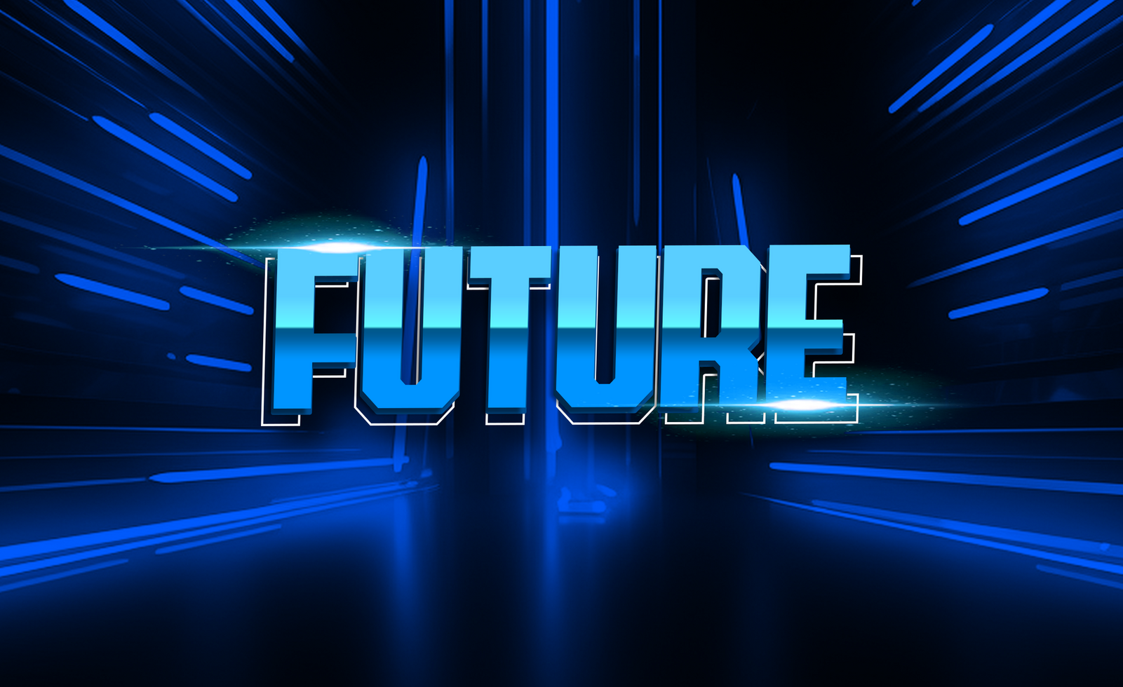 Future Neon Text Effect psd