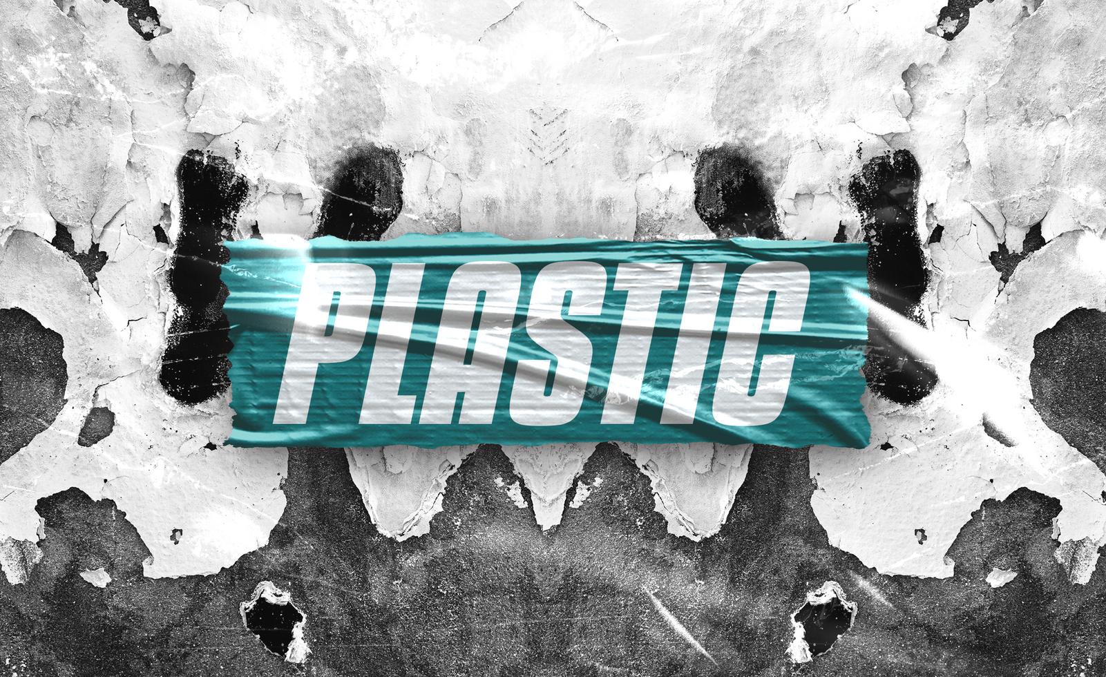 Plastic Text Effect psd