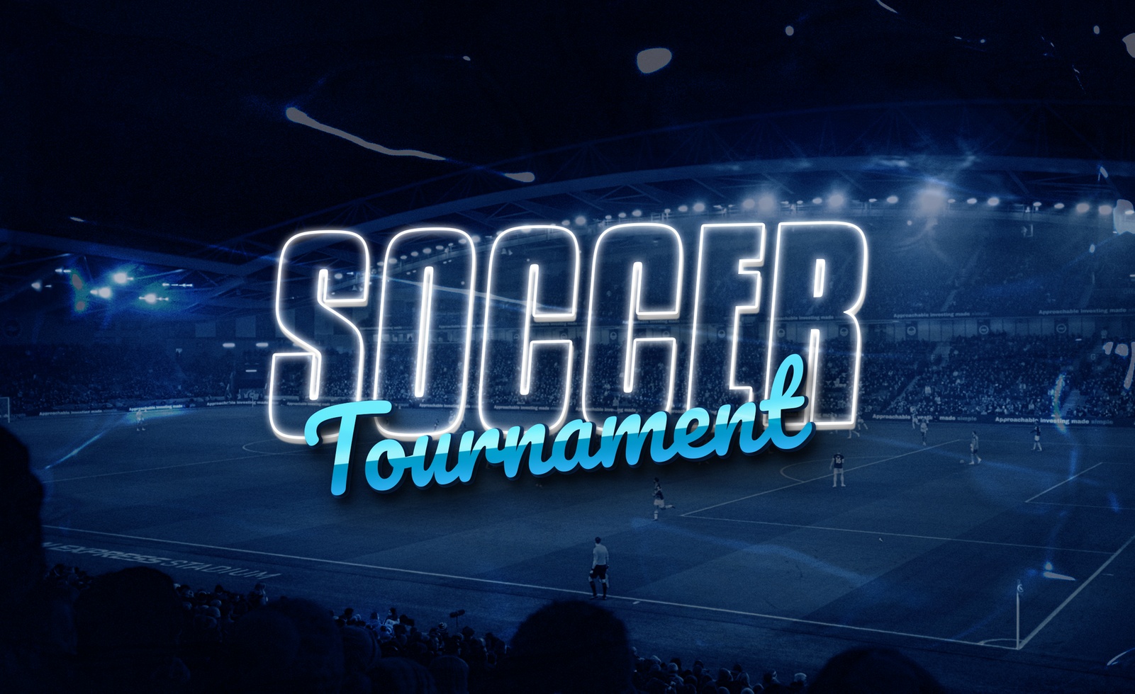 Soccer Tournament Text Effect psd