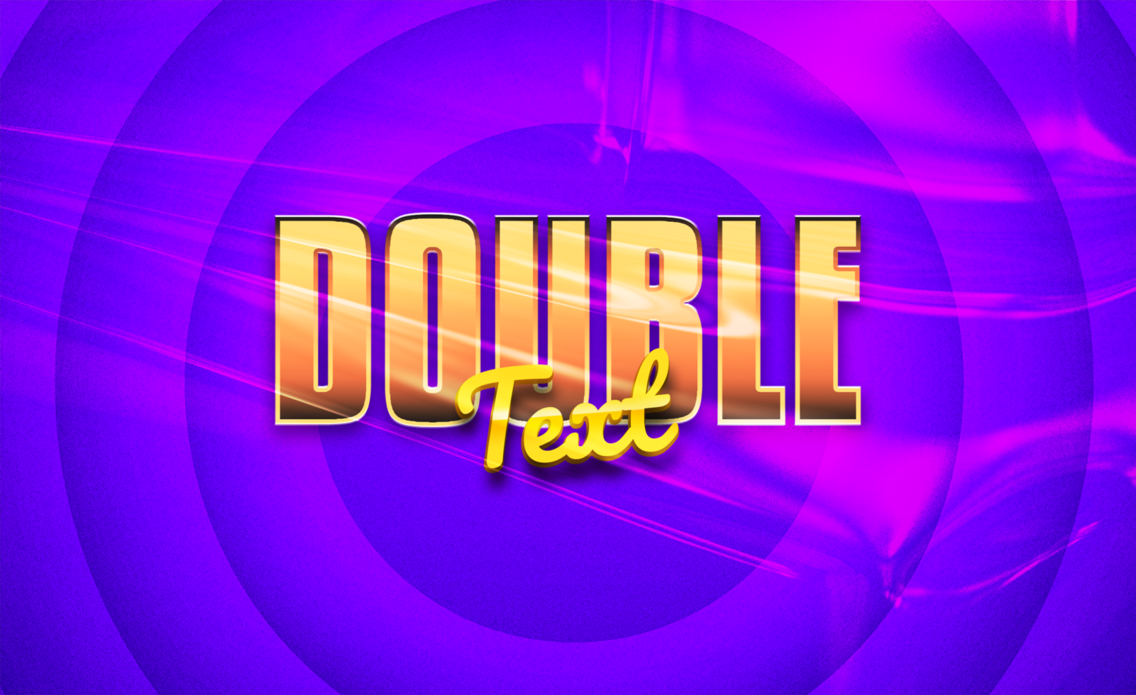 Multiply Text Effect psd