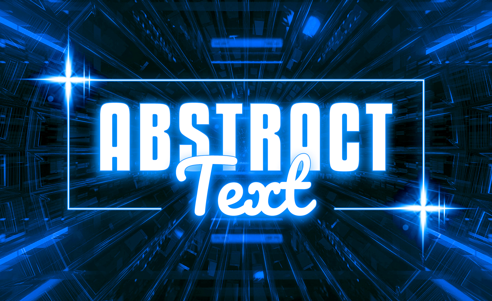 Abstract Text Effect psd