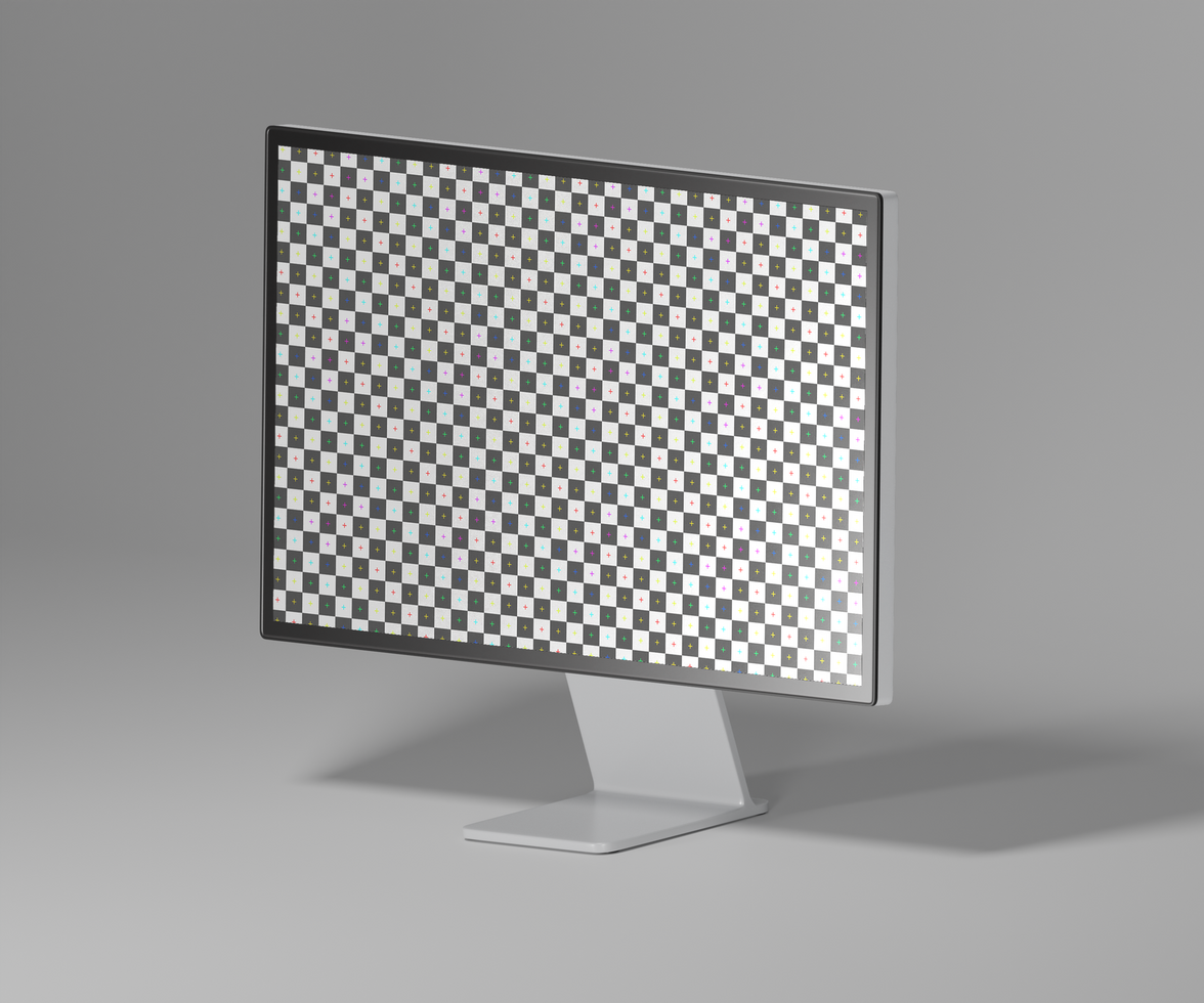 Computer Screen Display Mockup Design psd