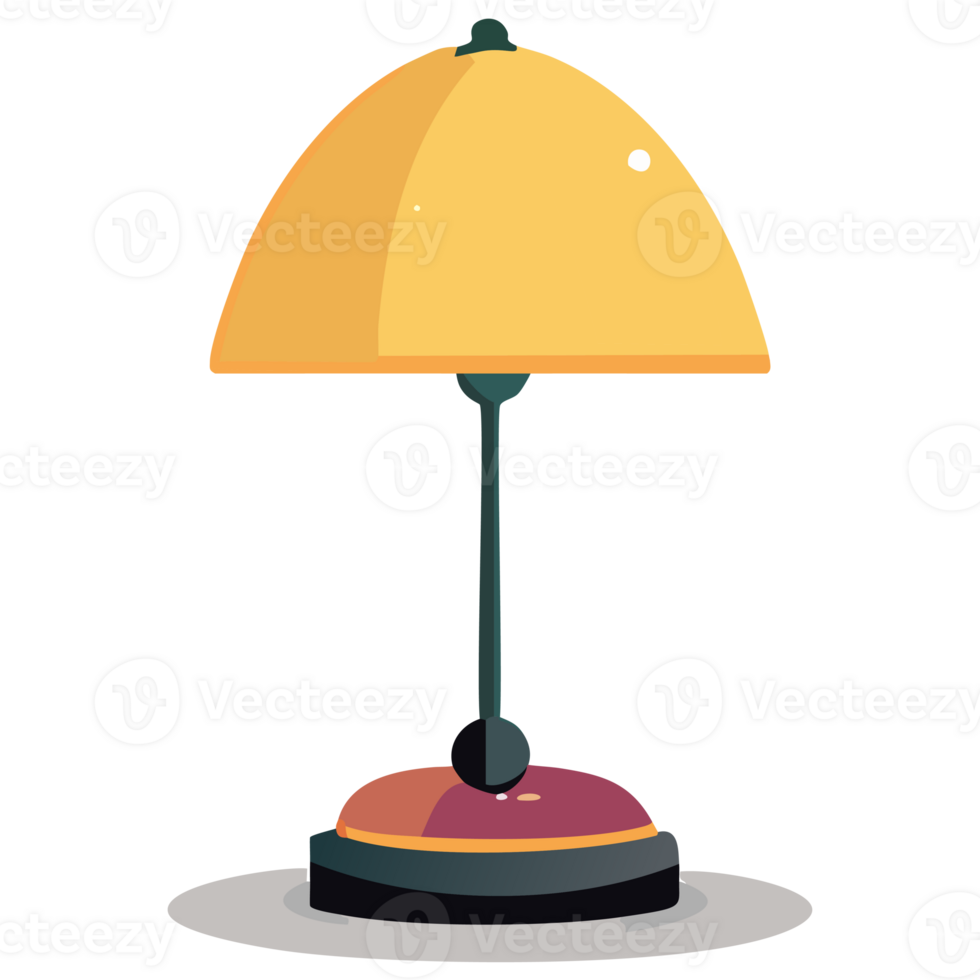 Table lamp icon vintage style png