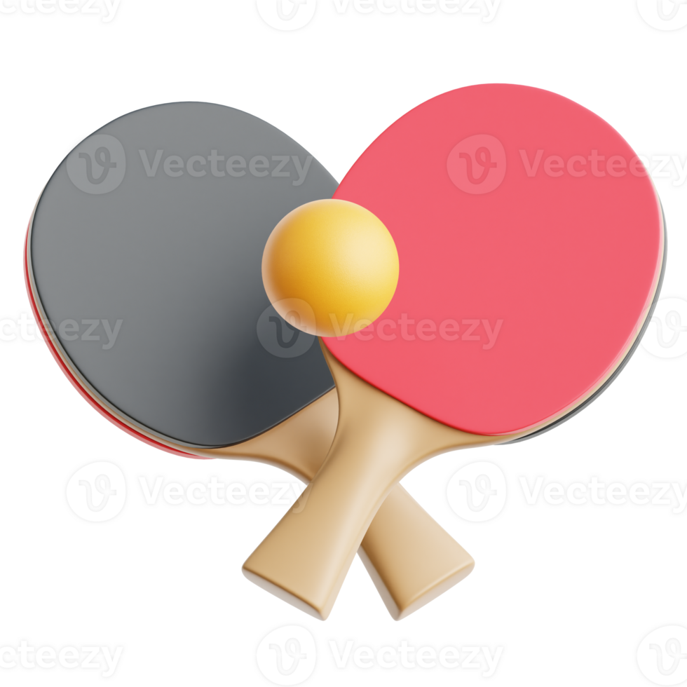 Table Tennis 3d Illustration png