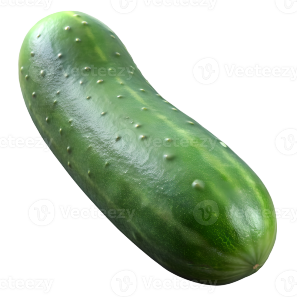 3D Render of a Cucumber png