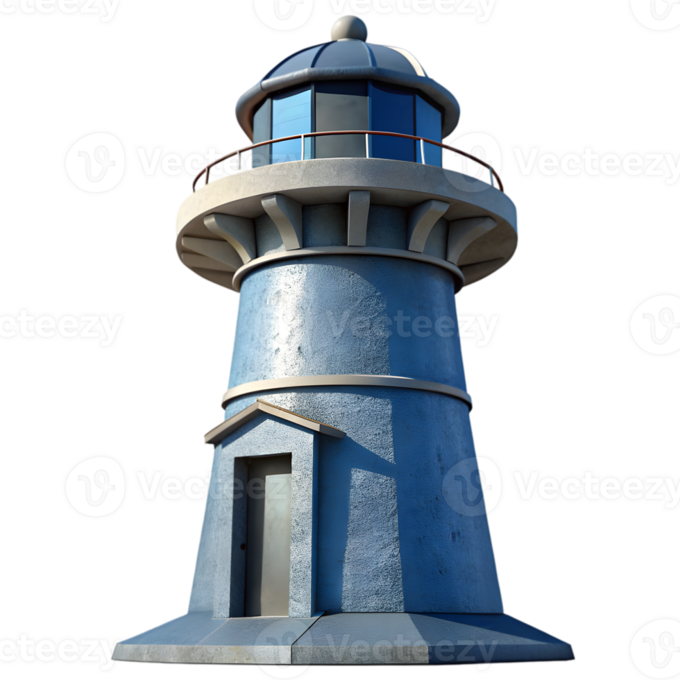 3D Render of a Lighthouse png