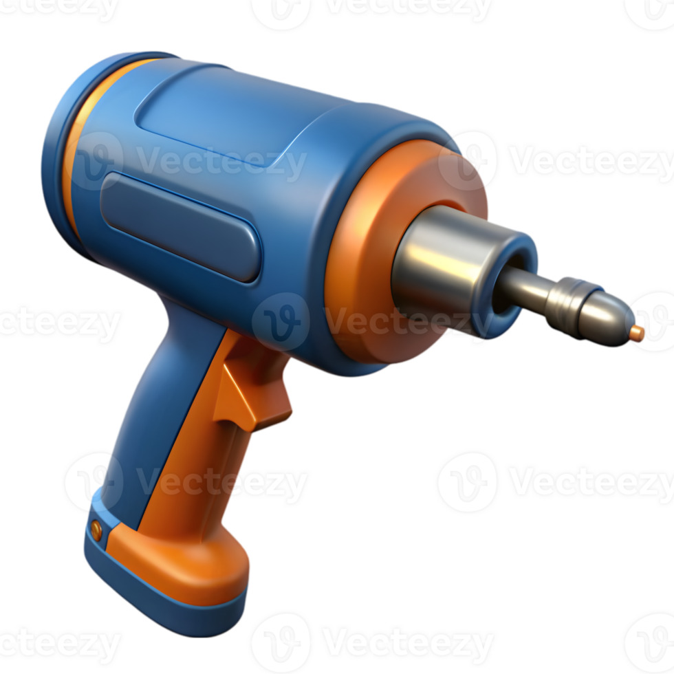 3D Render of a Drill png