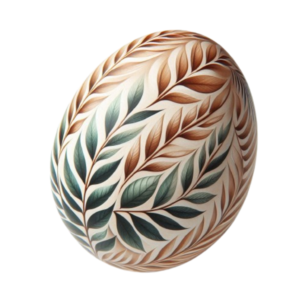 Easter Egg With Creeper Pattern on transperant background png