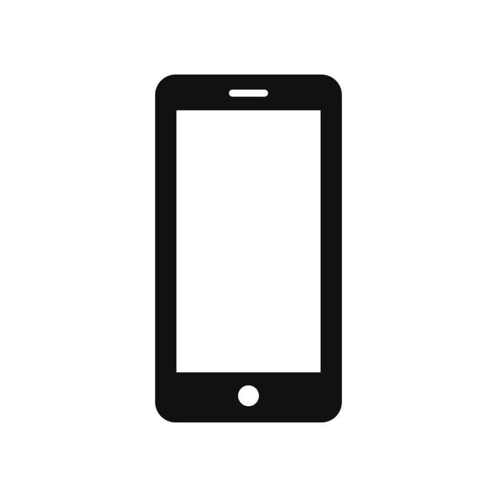 Flat design touchscreen phone icons. vector