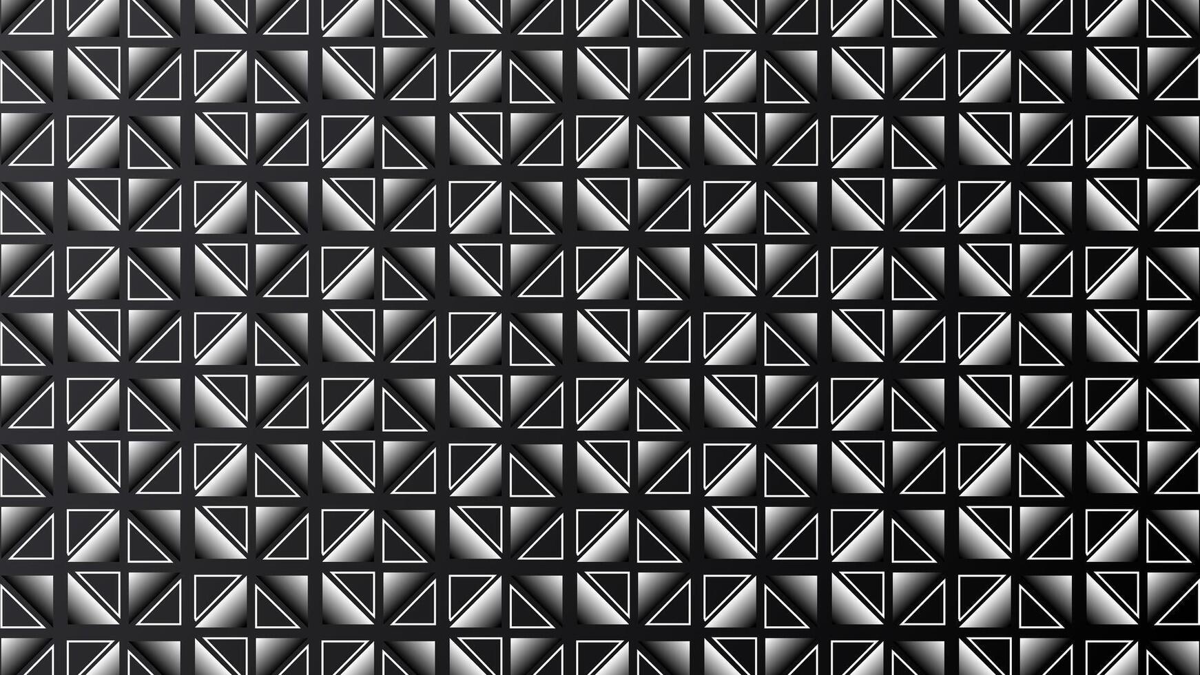 abstract black and white triangle background design vector