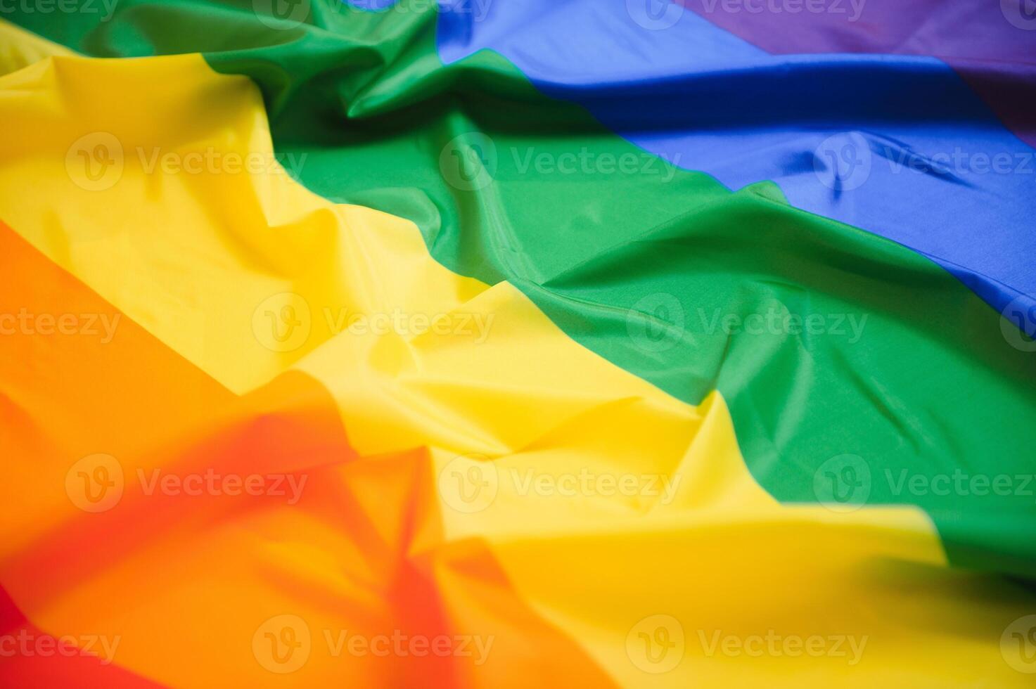 Background of colorful rainbow flag photo