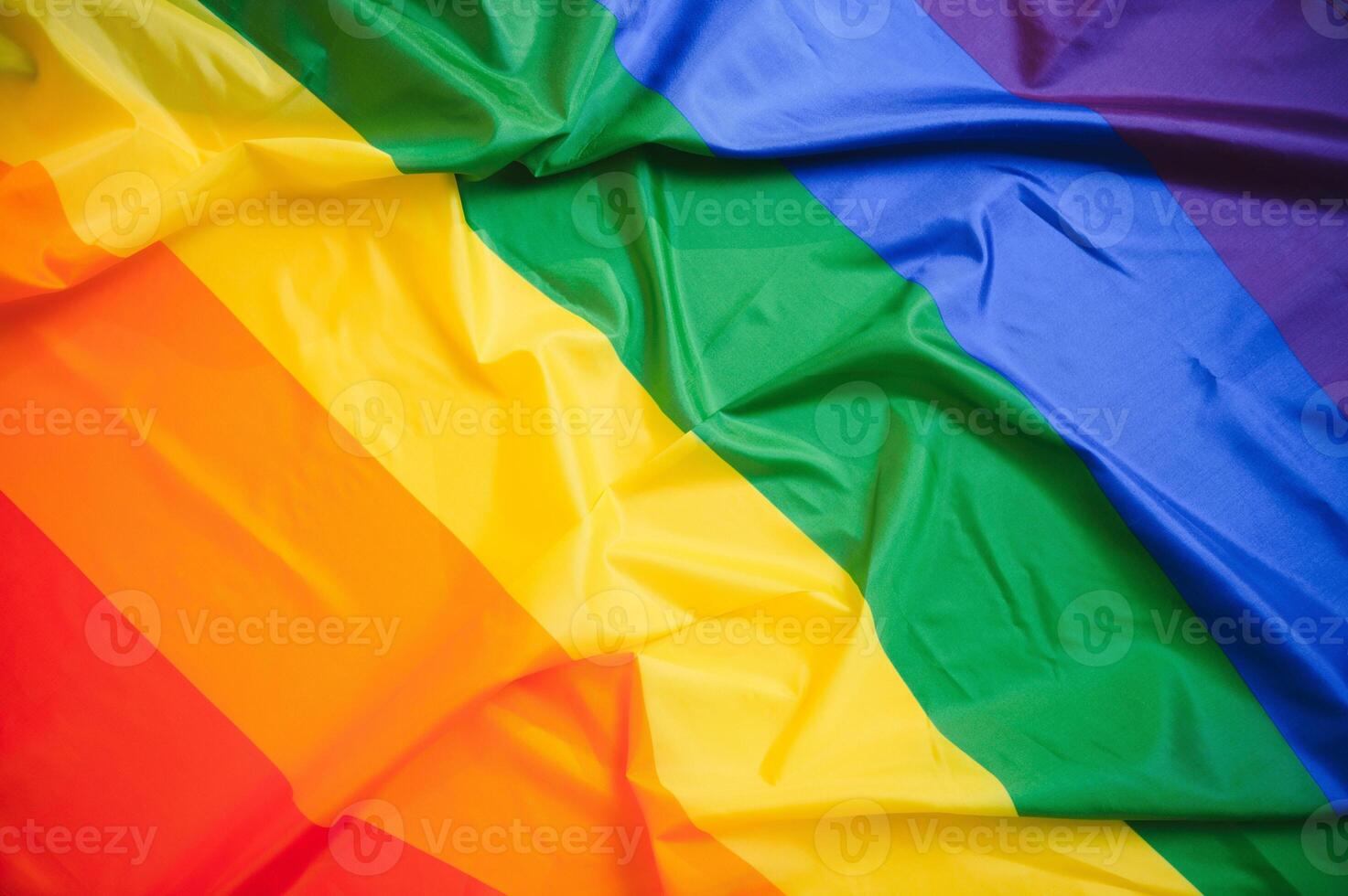 Background of colorful rainbow flag photo