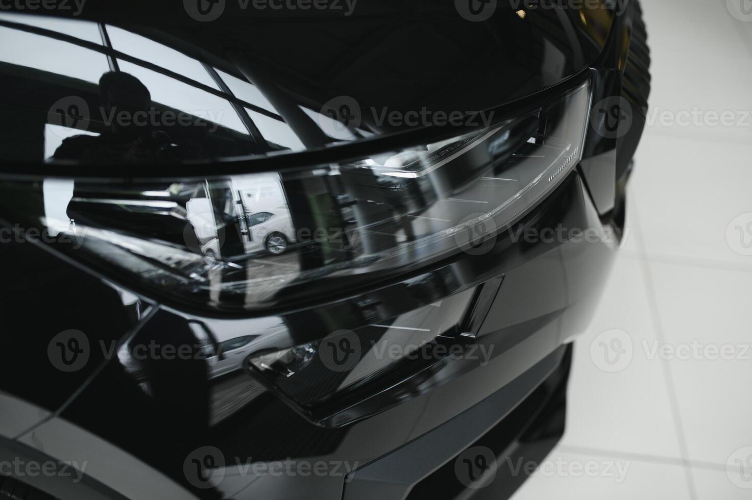 close-up design of a modern car photo