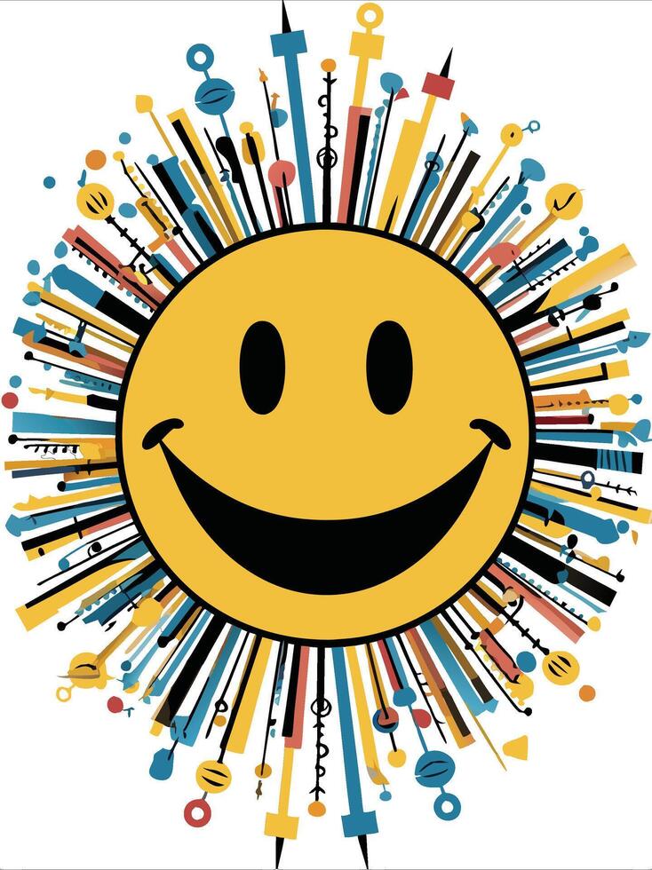 World Smile Day Illustration Art vector