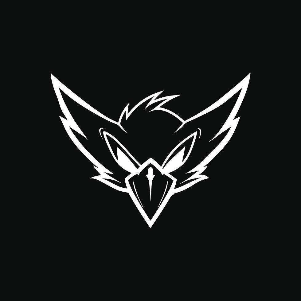 Eagle Doodle Line art Illustration Art vector