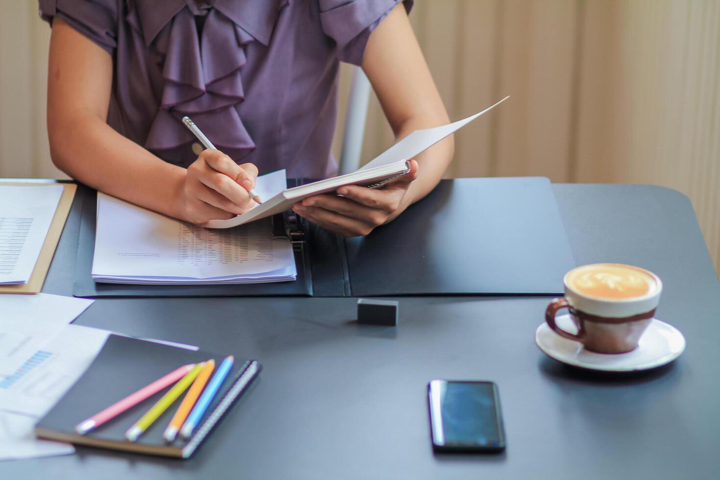 Young female programmers working at home are designing websites and applications with the ux ui system to make the design of the webpage to the mobile phone system.Ux ui design concept photo