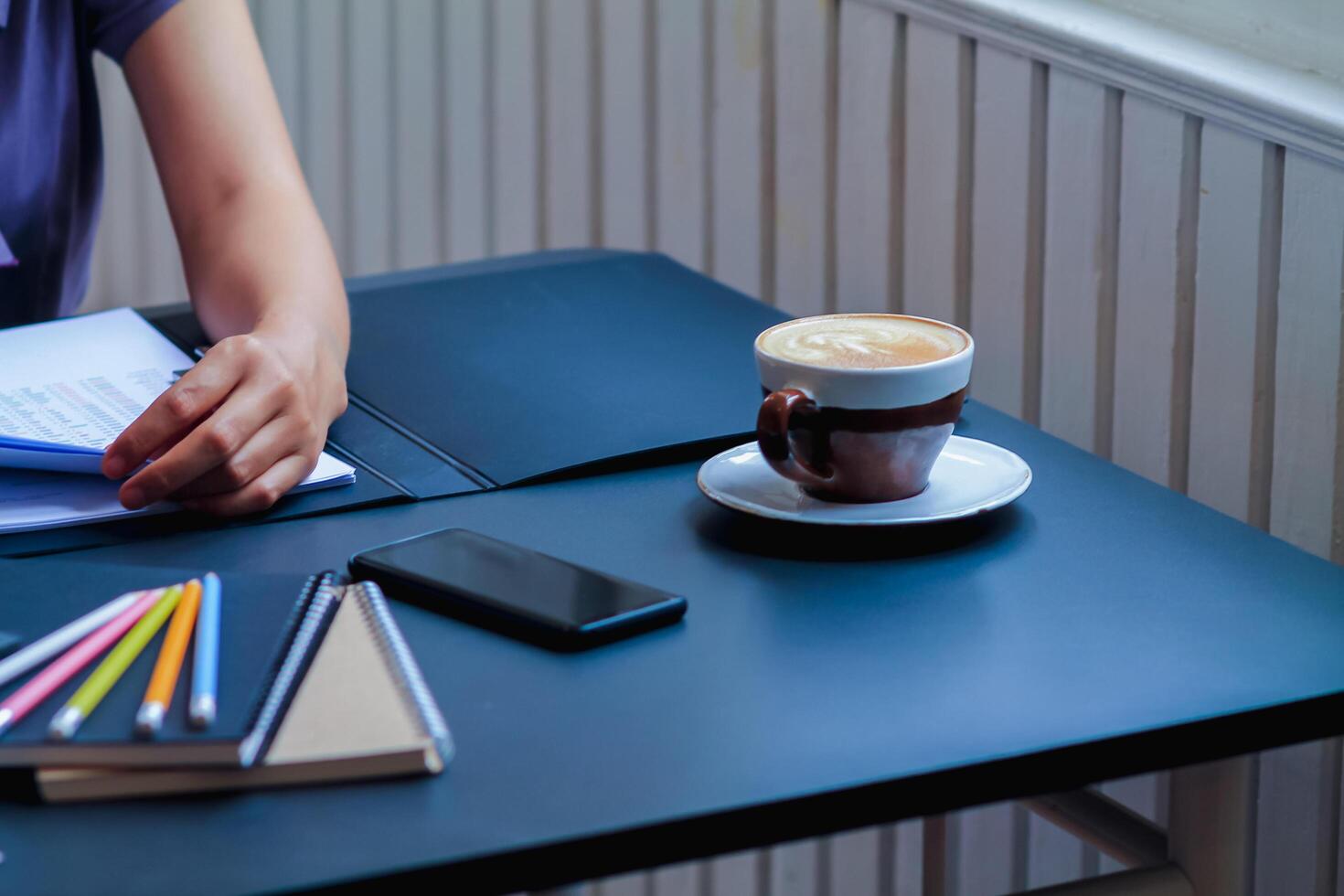 Young female programmers working at home are designing websites and applications with the ux ui system to make the design of the webpage to the mobile phone system.Ux ui design concept photo