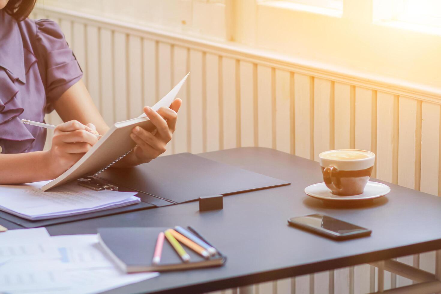 Young female programmers working at home are designing websites and applications with the ux ui system to make the design of the webpage to the mobile phone system.Ux ui design concept photo