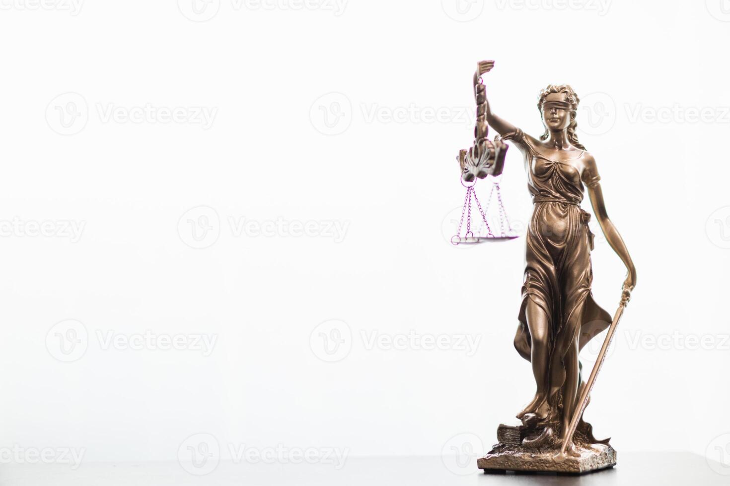 statue of god Themis Lady Justice is used as symbol of justice within law firm to demonstrate truthfulness of facts and power to judge without prejudice. Themis Lady Justice is of justice photo